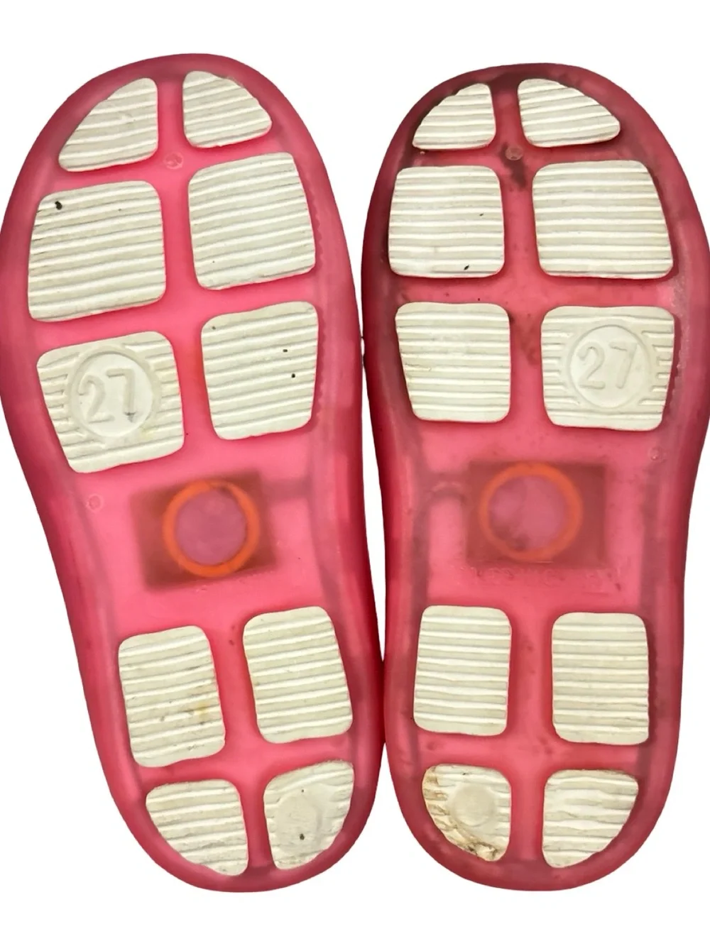 Kids Pink Butterfly Slip-On Water Beach Light Uo Shoes Toddler Size 4-4.5 Years